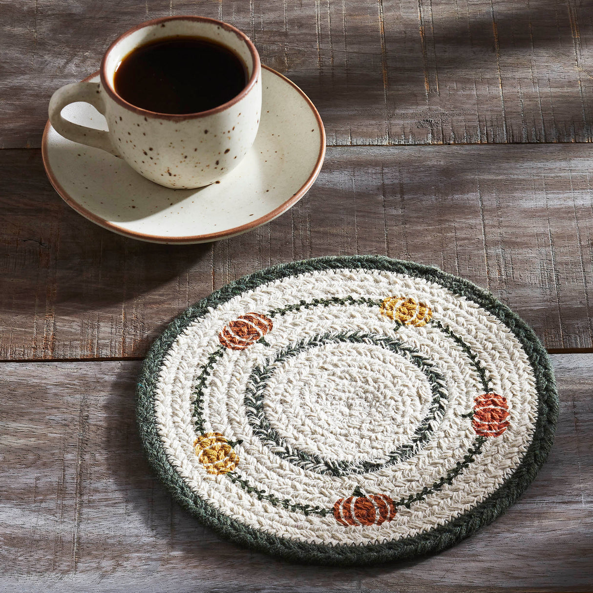 Pumpkin Bounty Stencil Trivet