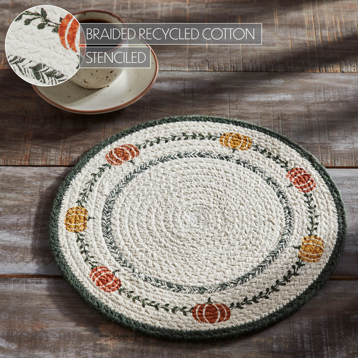 Pumpkin Bounty Stencil Trivet