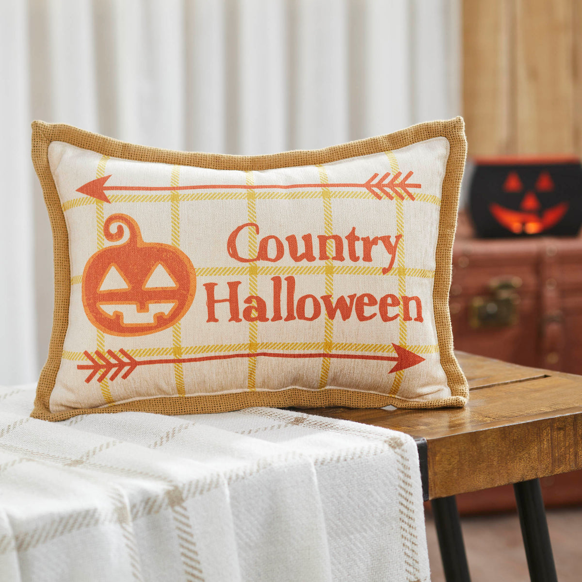 Country Halloween Pillow – VHC Brands Home Decor