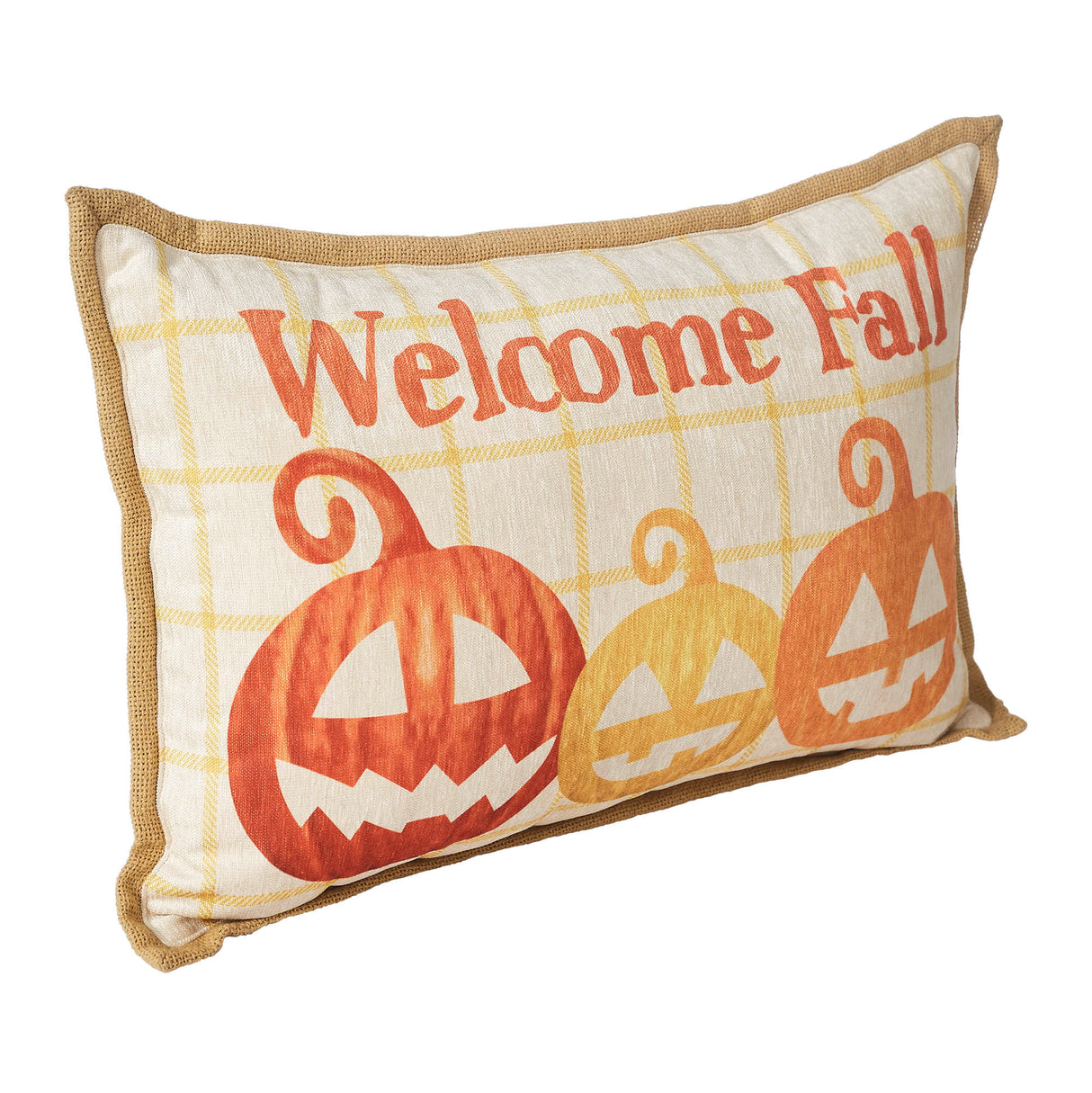 Country Halloween Welcome Fall Pillow 14x22
