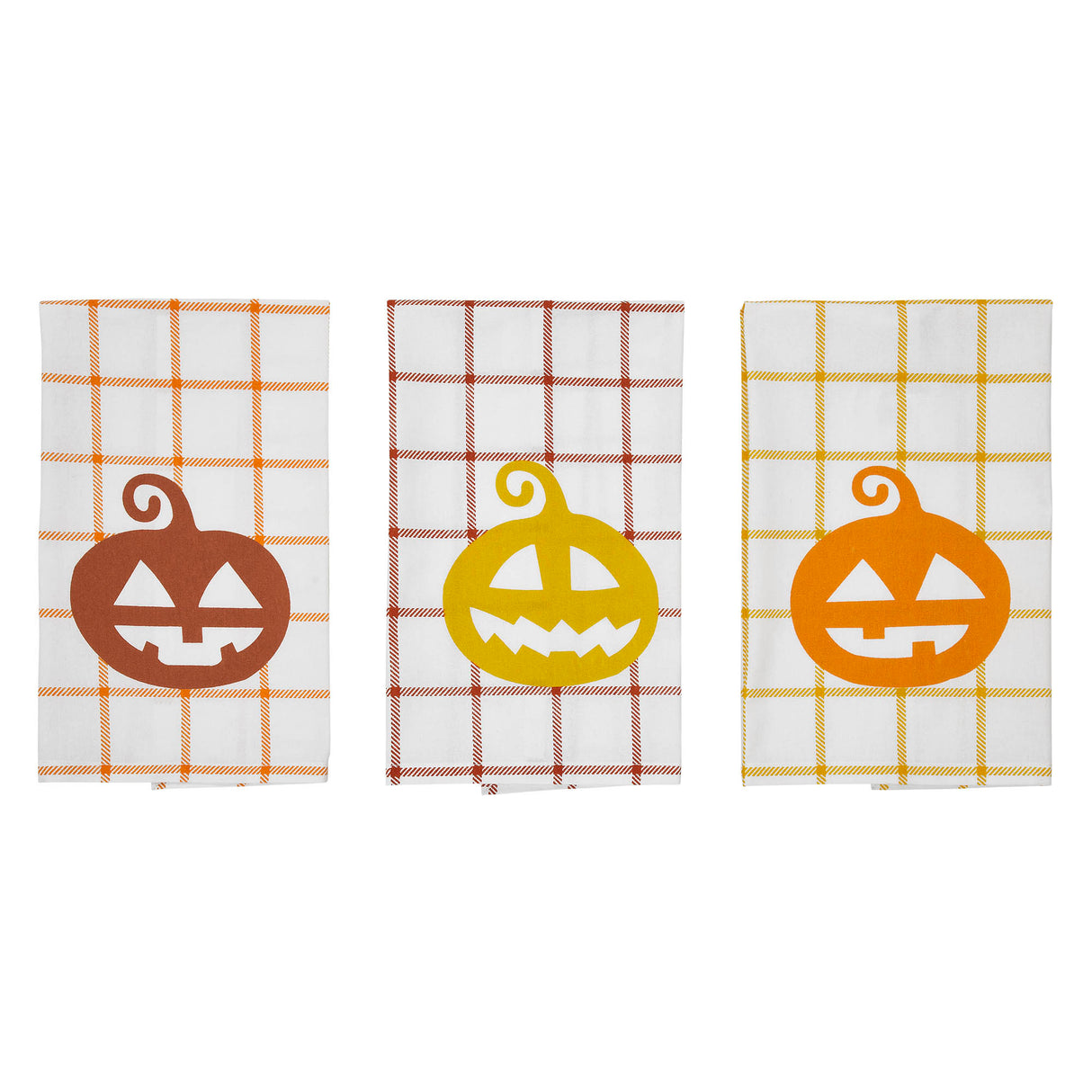 Country Halloween Tea Towel Set of 3 19x28