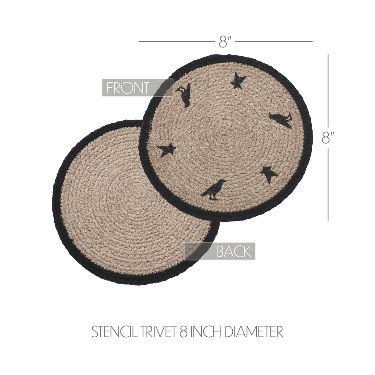 Raven Harvest Stencil Trivet