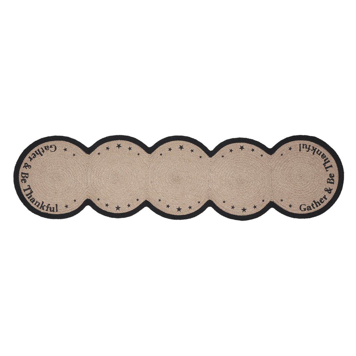 Harvest Blessings Stencil Gather & Be Thankful Runner