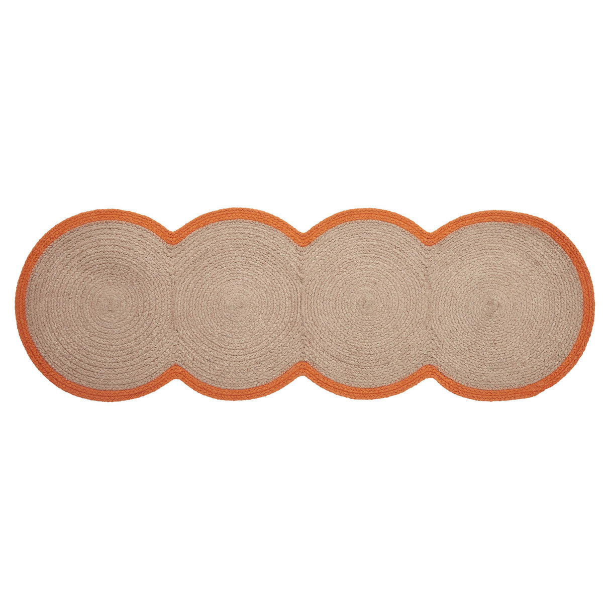 Harvest Blessings Natural Stencil Pumpkin Runner