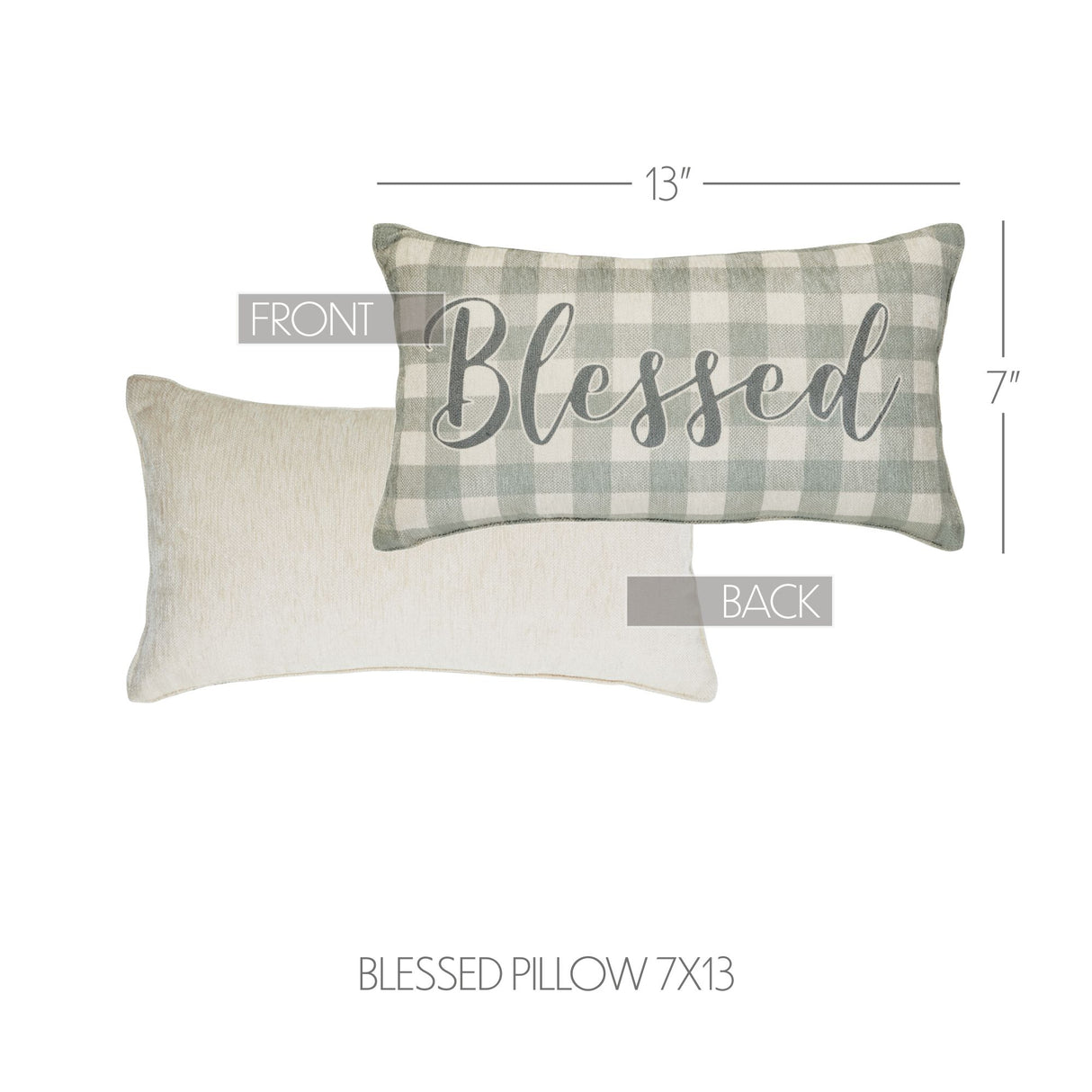 Celebrate Grace Blessed Pillow 7x13