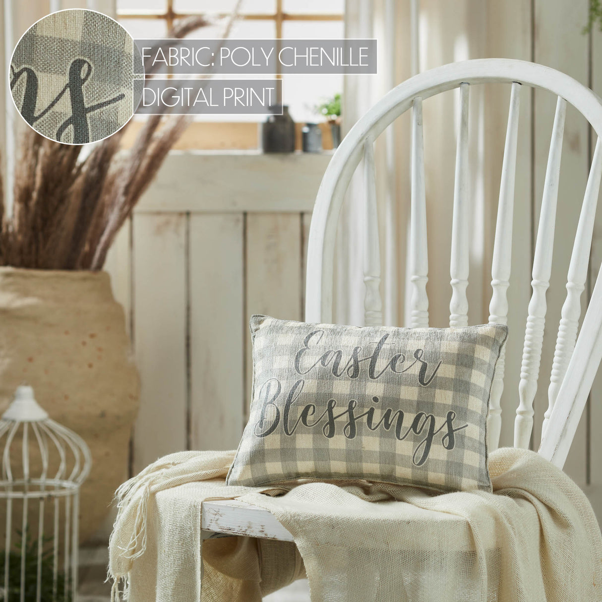 Celebrate Grace Easter Blessings Pillow 9x13