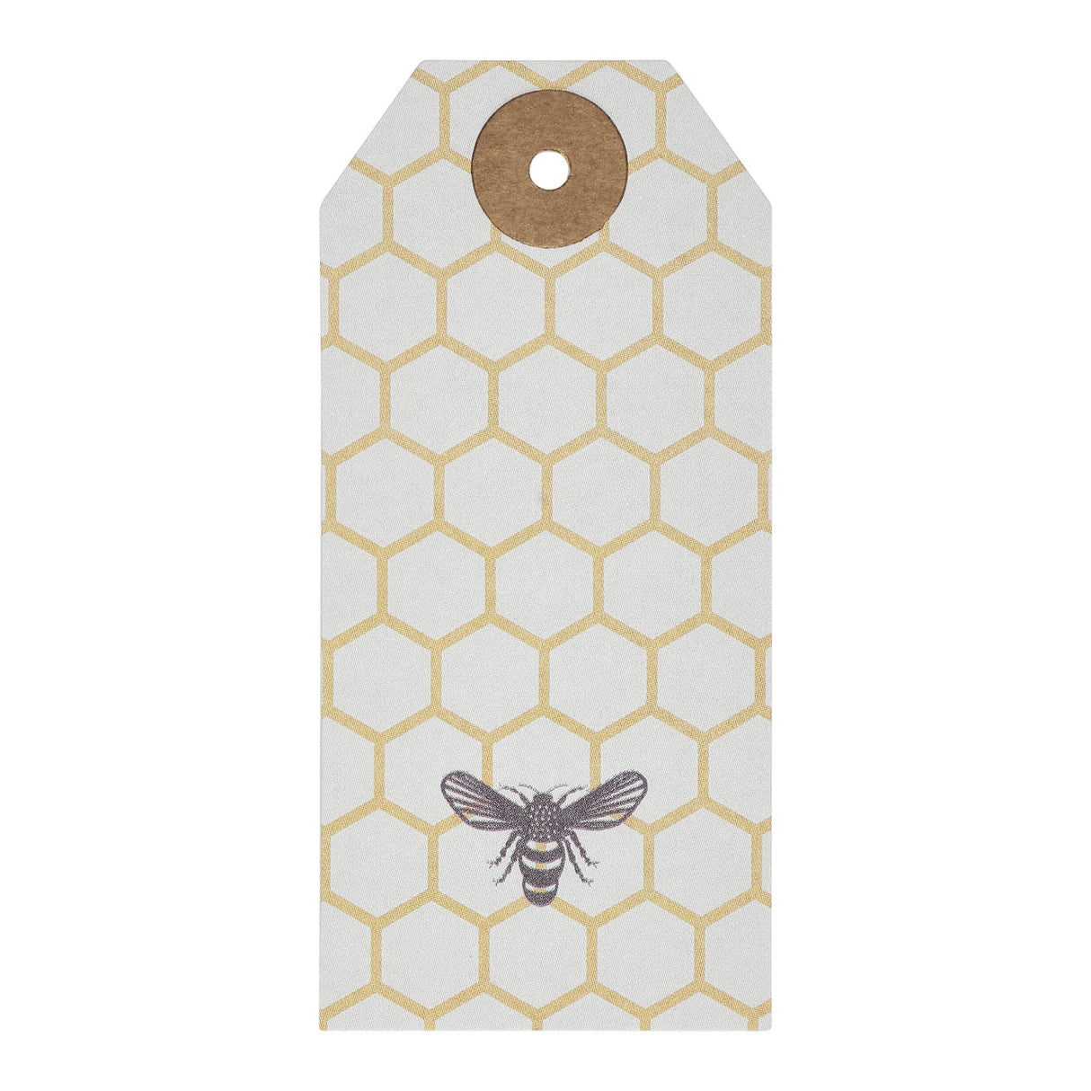 Buzzy Bees Bee Paper Tag 3.75x1.75 w/ Twine Set of 50