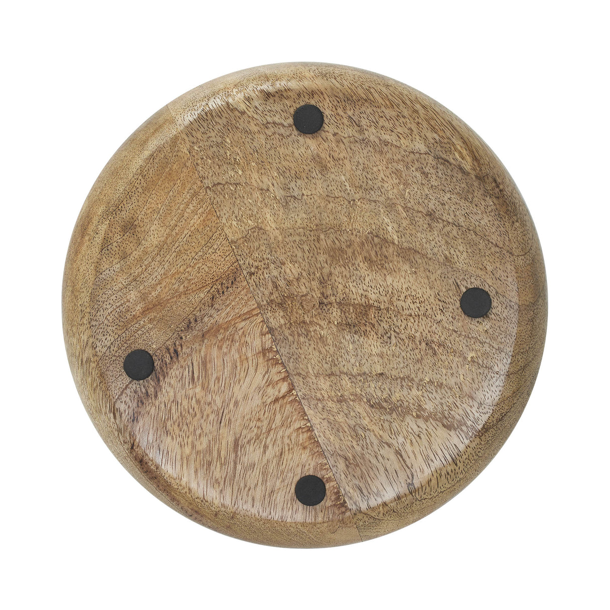 Bunny Hop Wooden Plate White w/ Bunny 8.5 inch Diameter