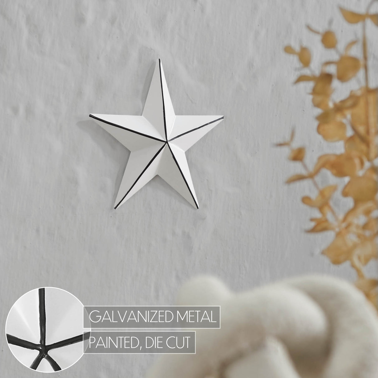 Metal Star Distressed