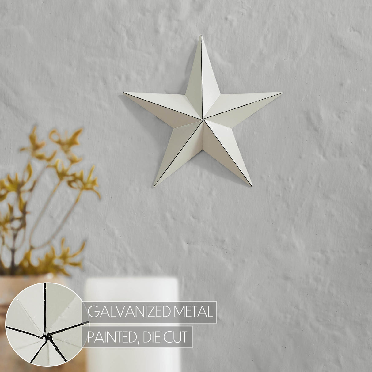 Metal Star Distressed