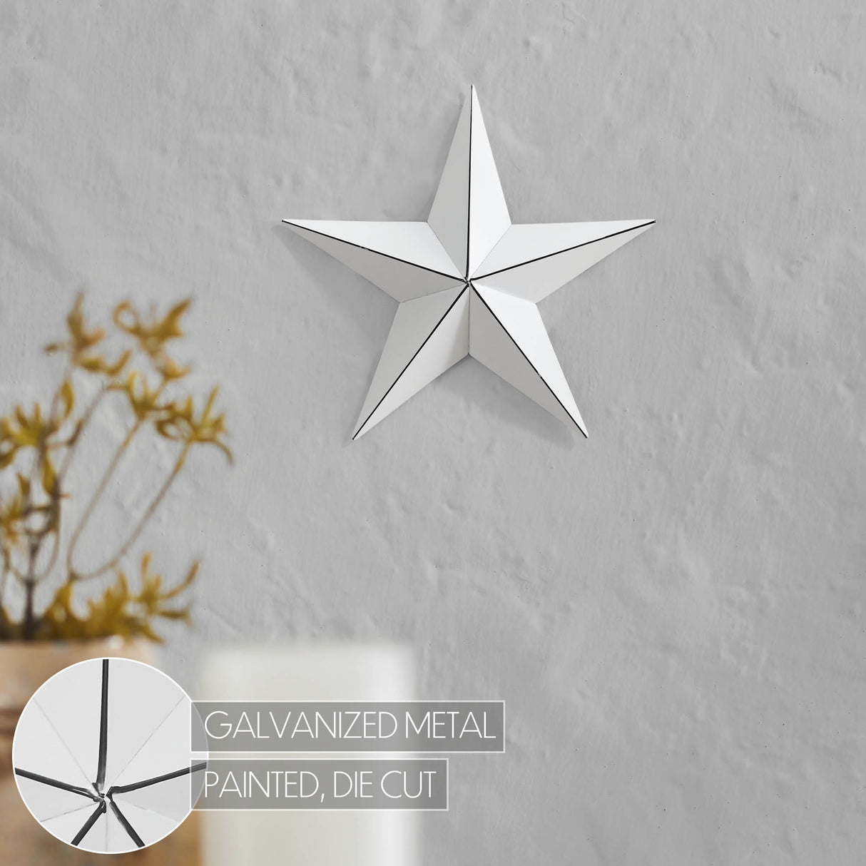 Metal Star Distressed