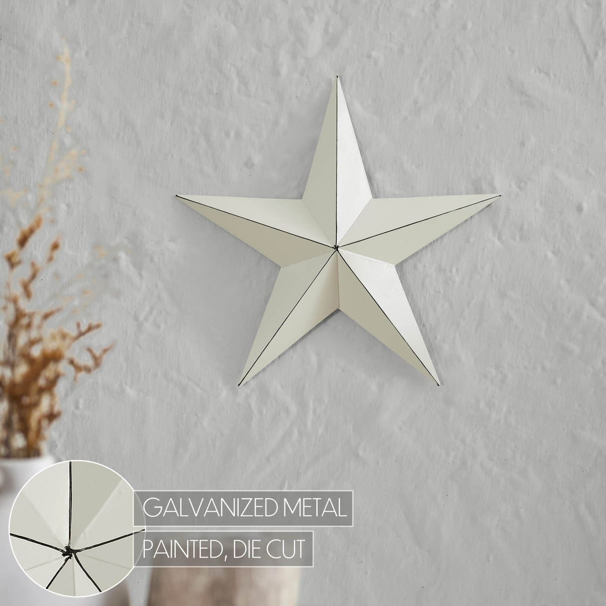 Metal Star Distressed