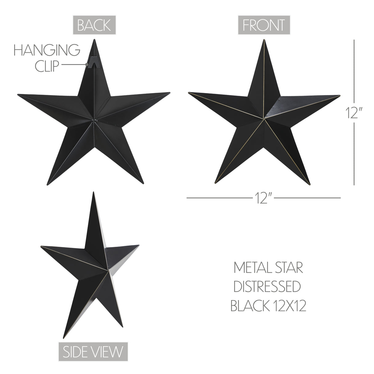 Metal Star Distressed