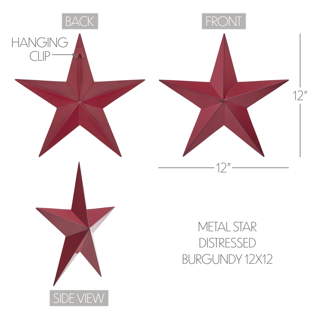 Metal Star Distressed