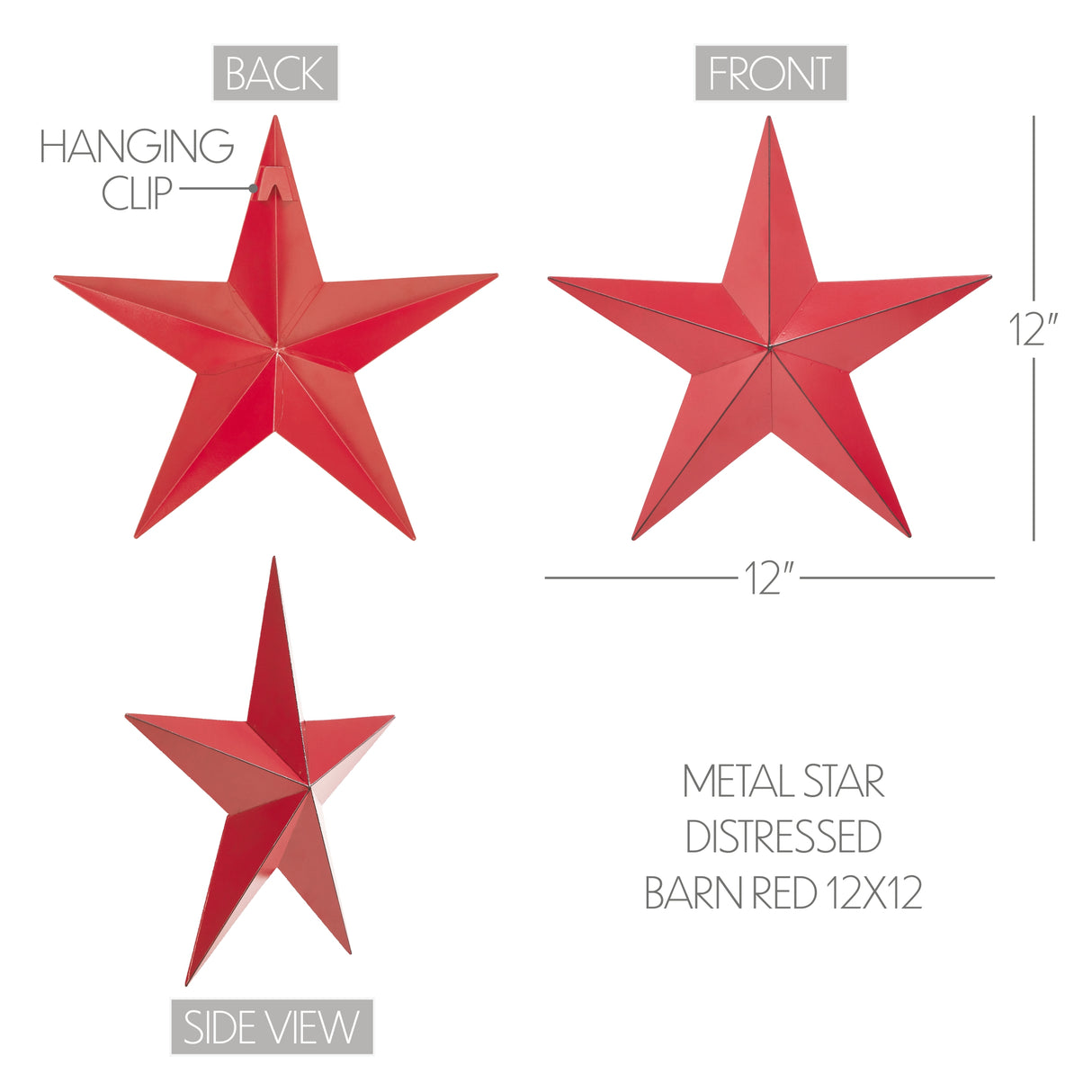 Metal Star Distressed