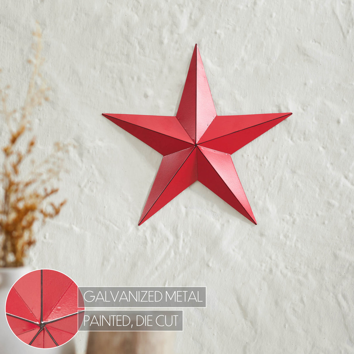 Metal Star Distressed