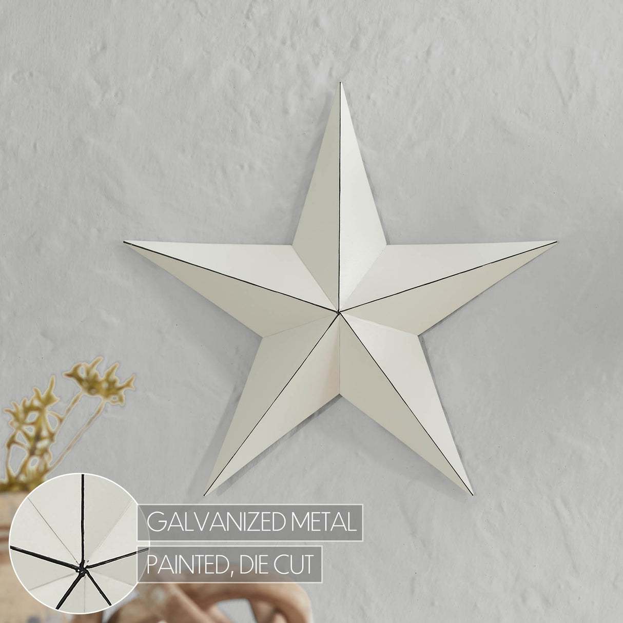 Metal Star Distressed