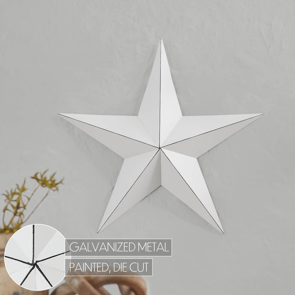 Metal Star Distressed