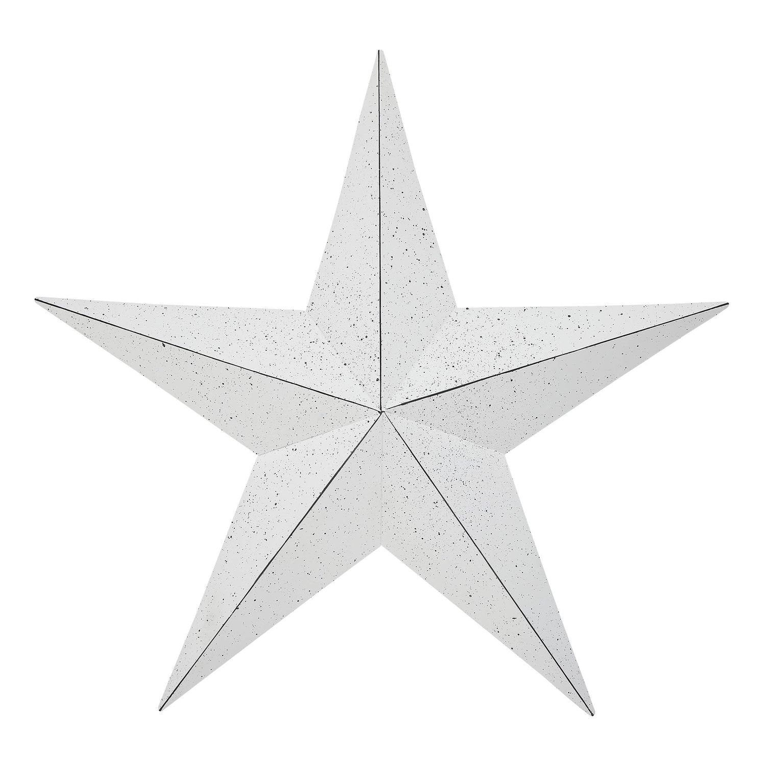 Metal Star Speckled Distressed