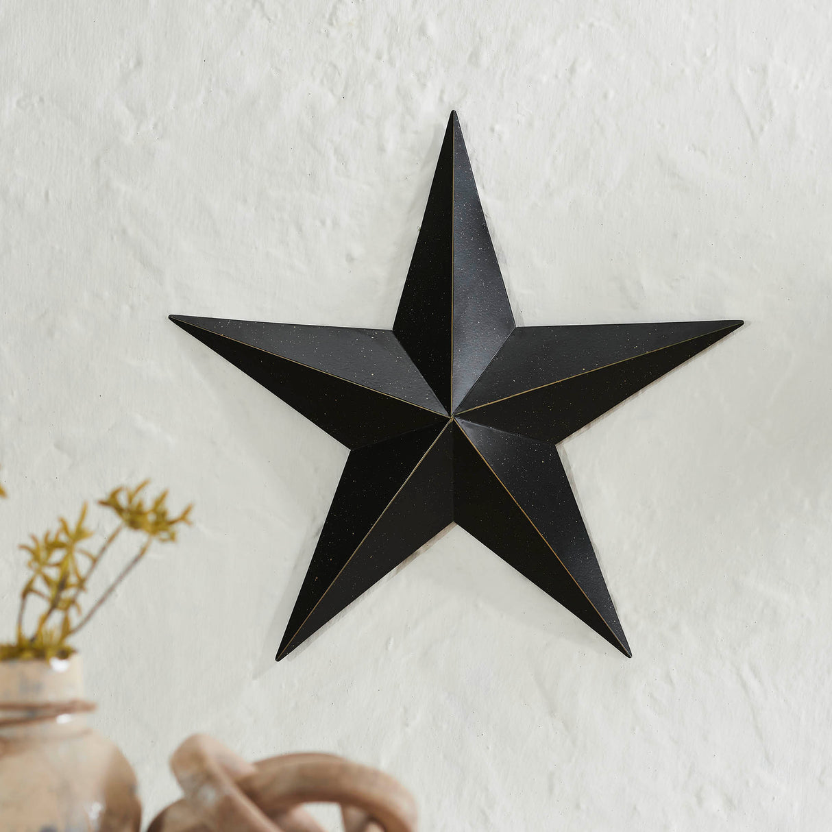 Metal Star Speckled Distressed