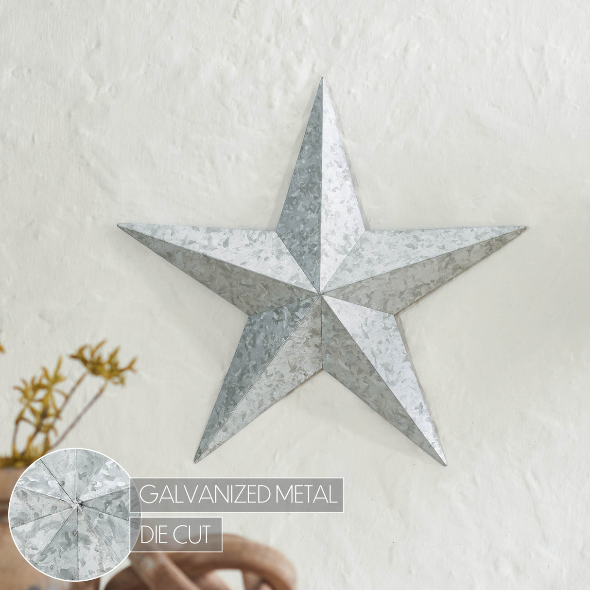 Metal Star Galvanized Metal Gray