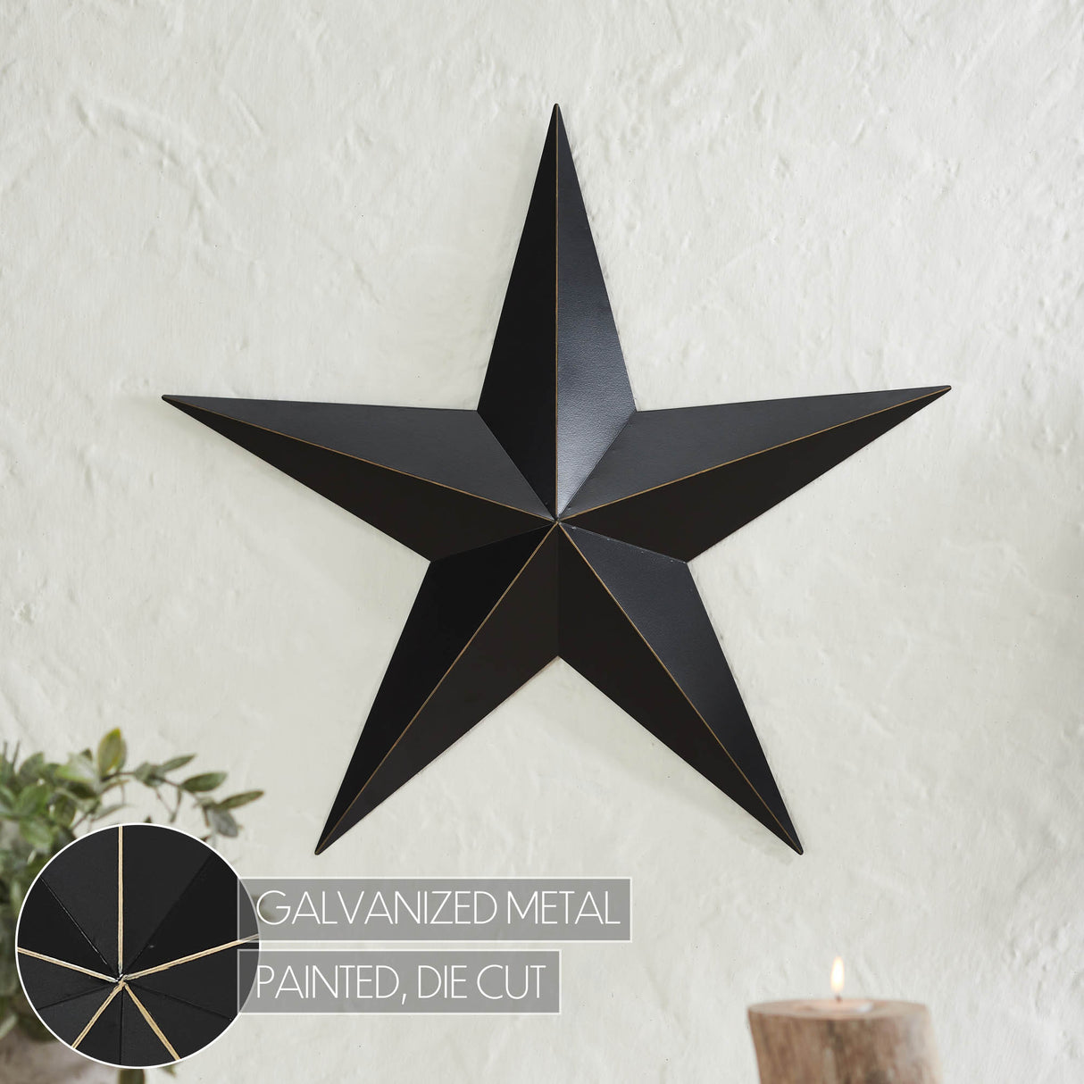 Metal Star Distressed