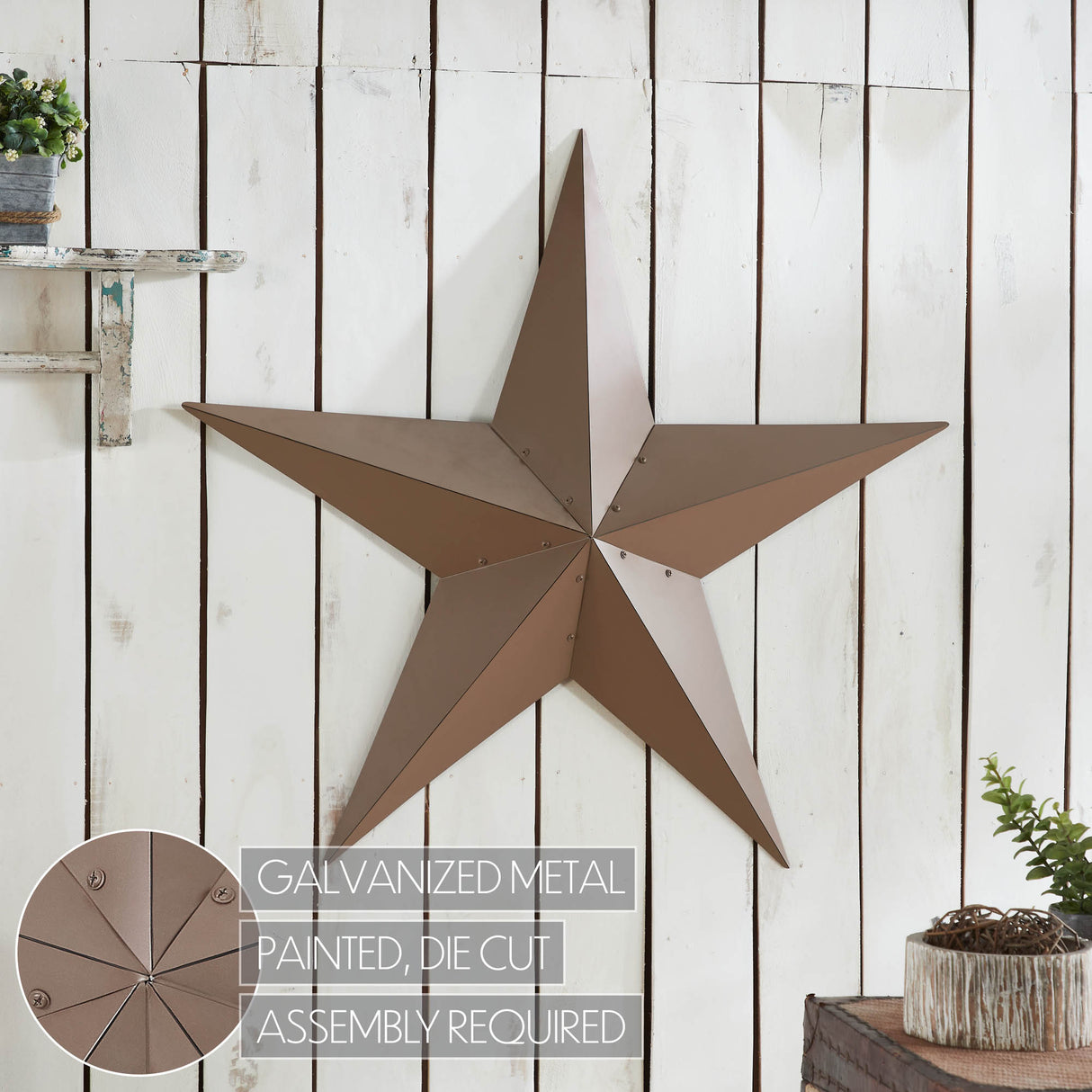 Metal Star Distressed