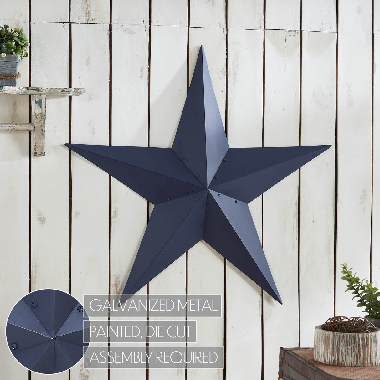 Metal Star Distressed