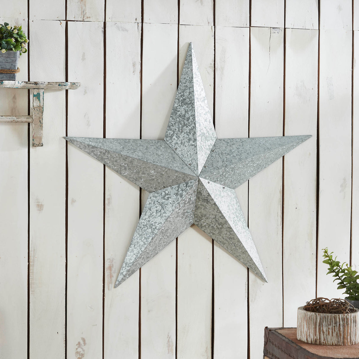 Metal Star Galvanized Metal Gray