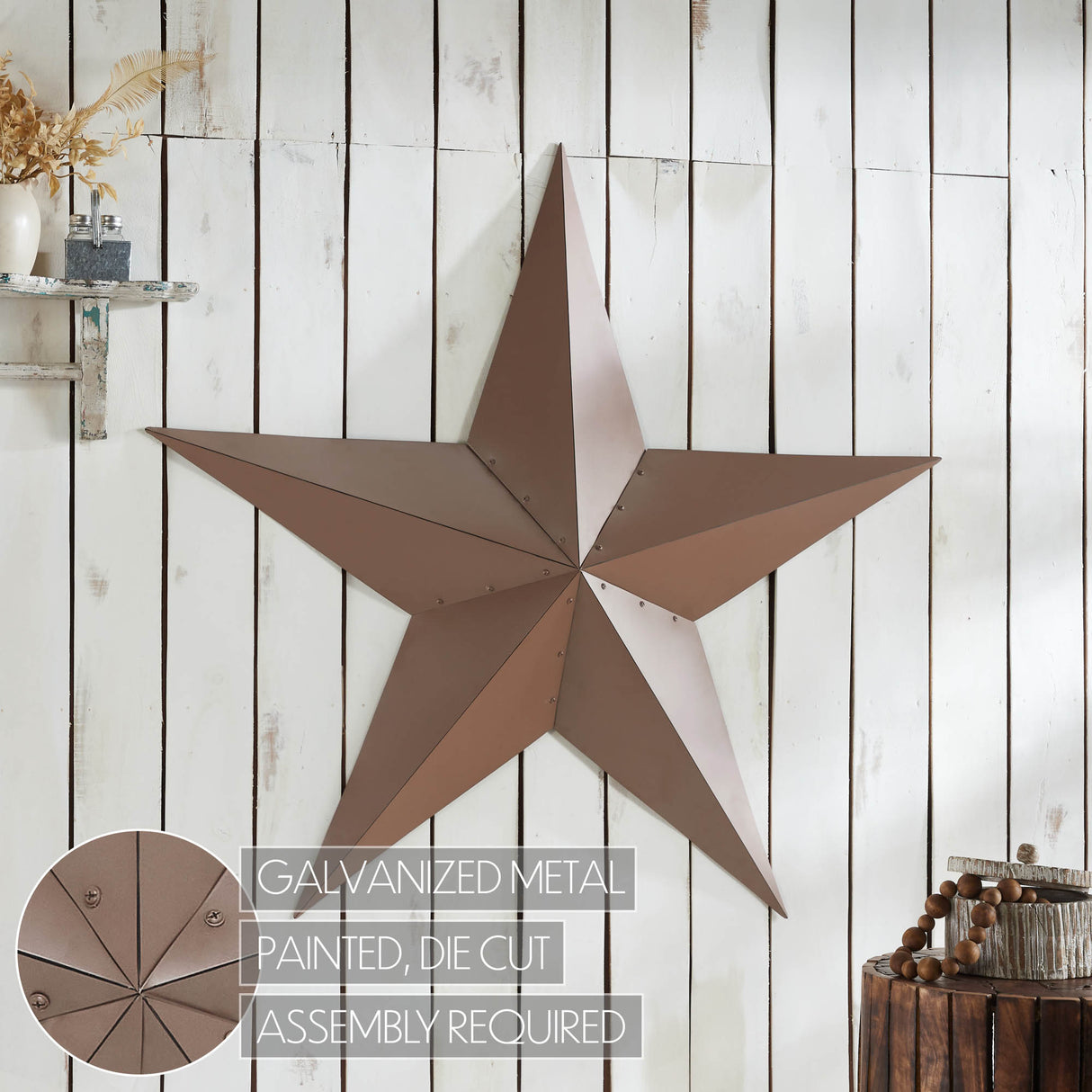 Metal Star Distressed