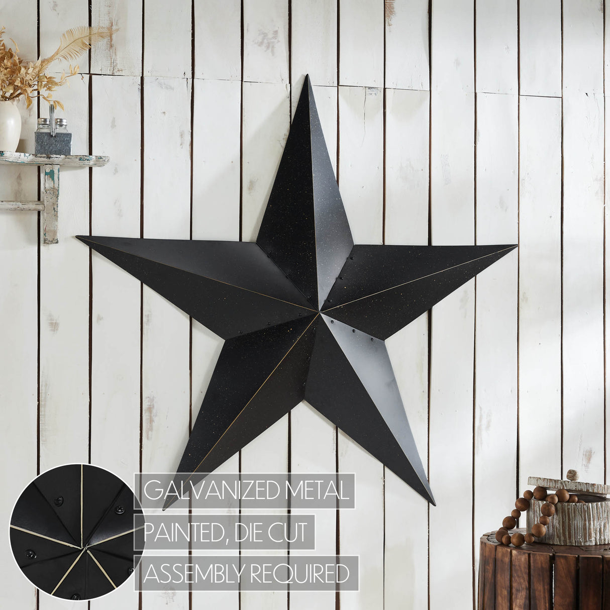 Metal Star Distressed