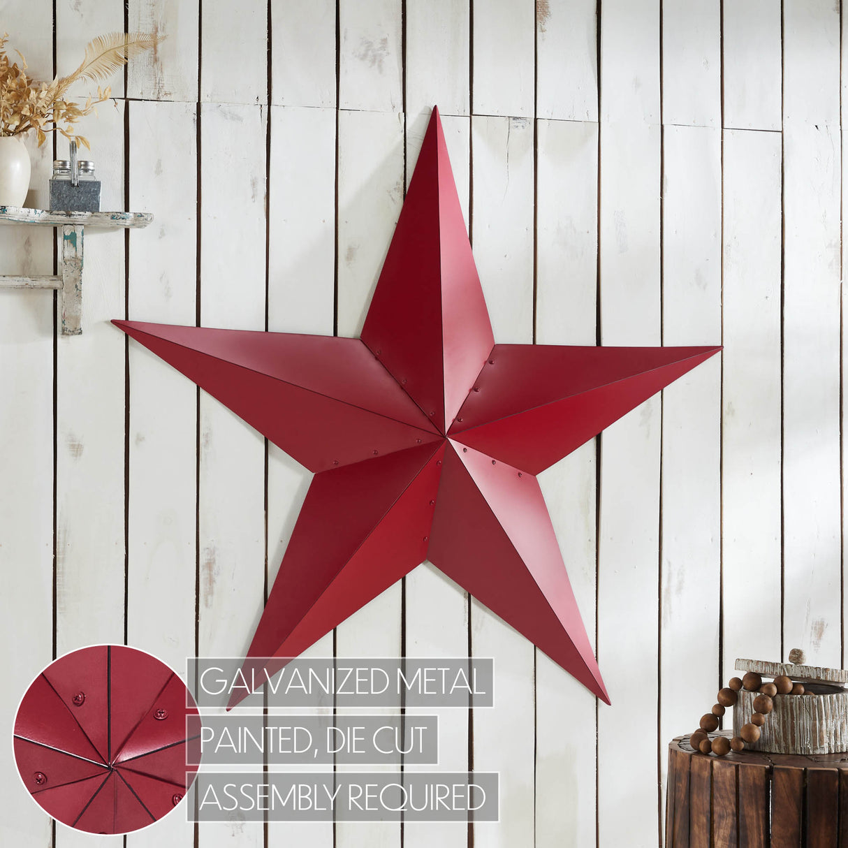Metal Star Distressed
