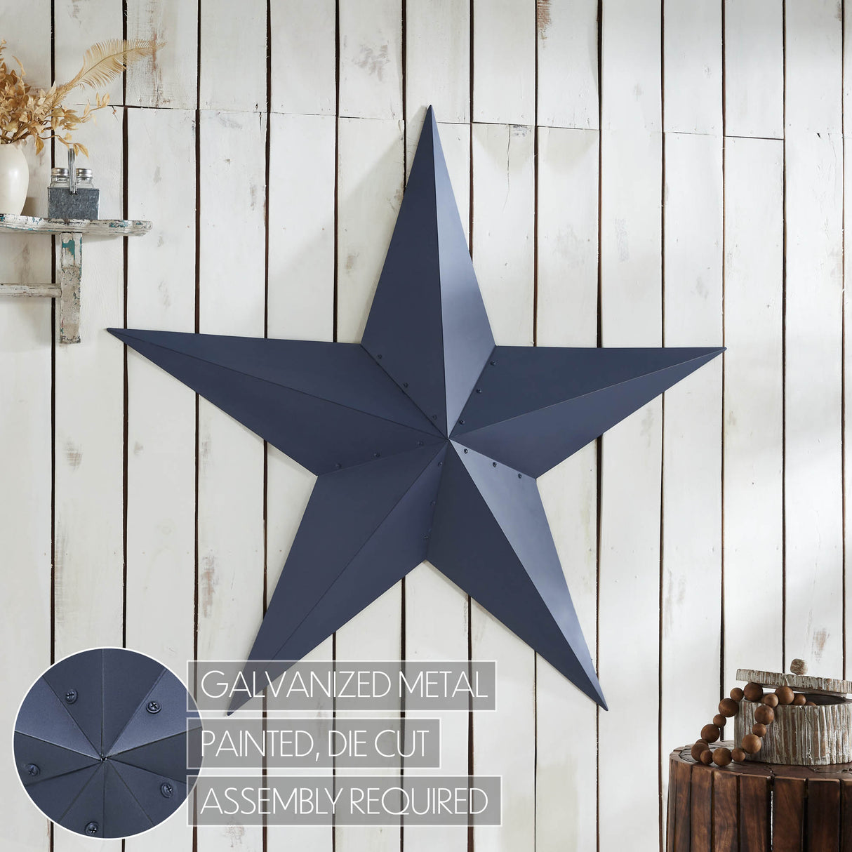 Metal Star Distressed