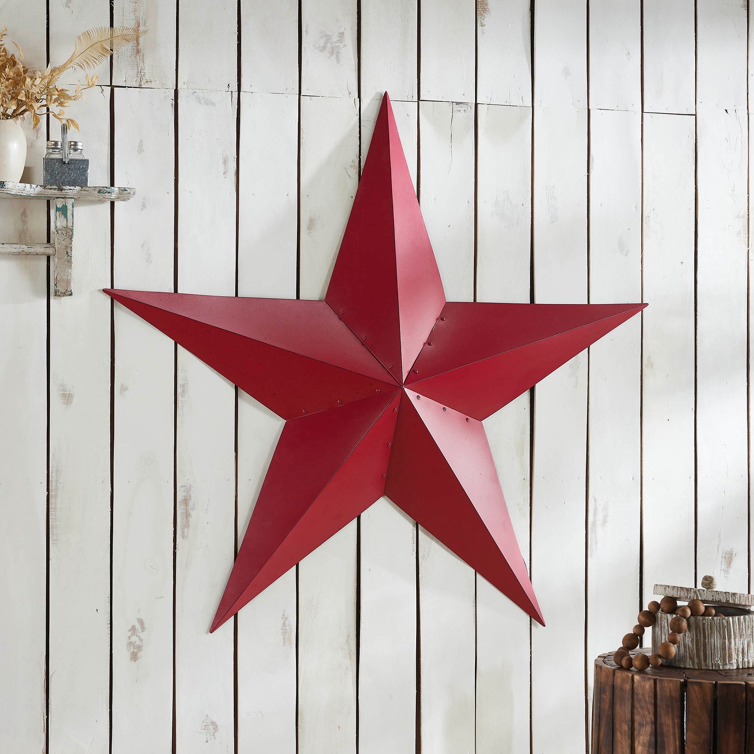 Metal Star Speckled Distressed