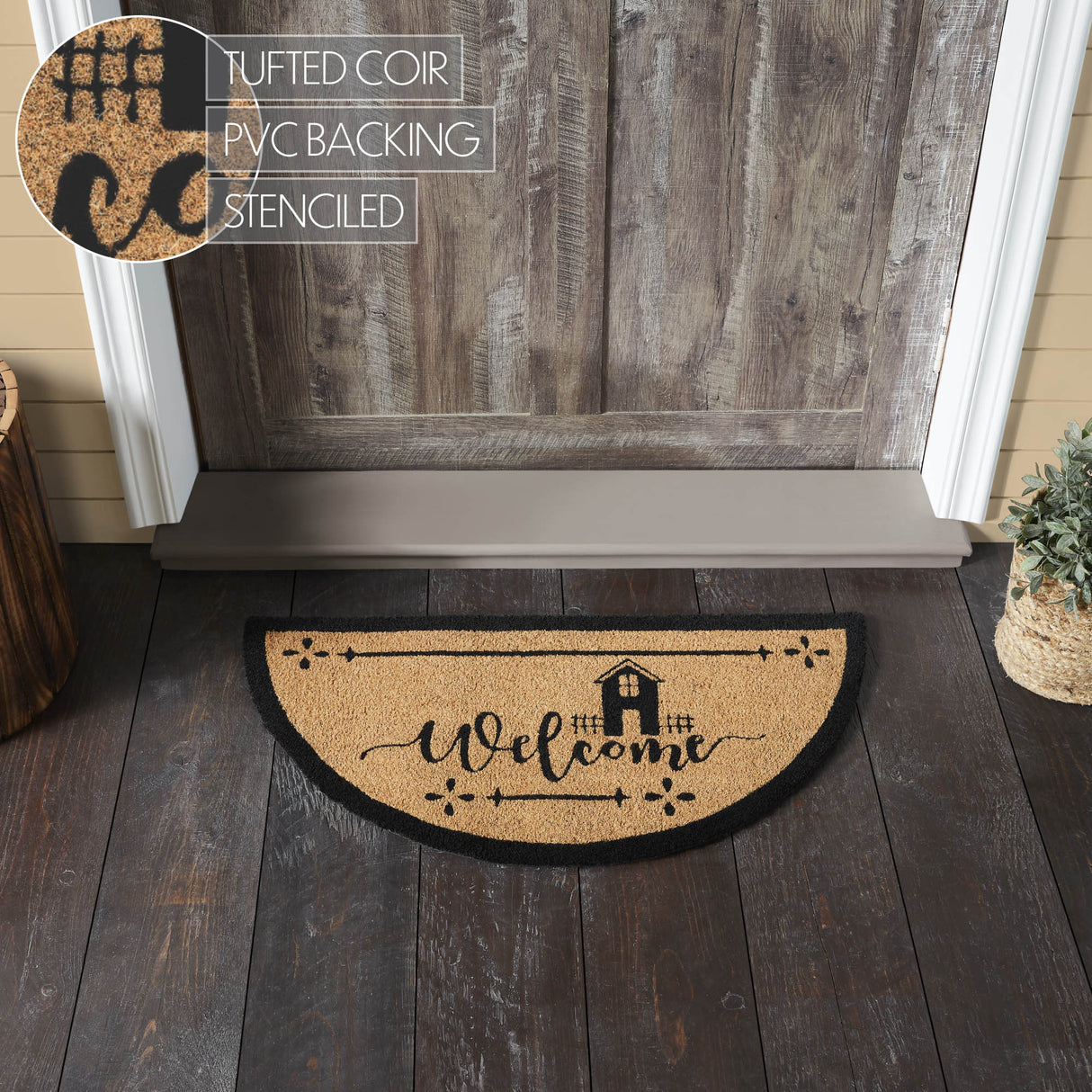 Sawyer Mill Black Plaid Short Panel Set of 2 63x36