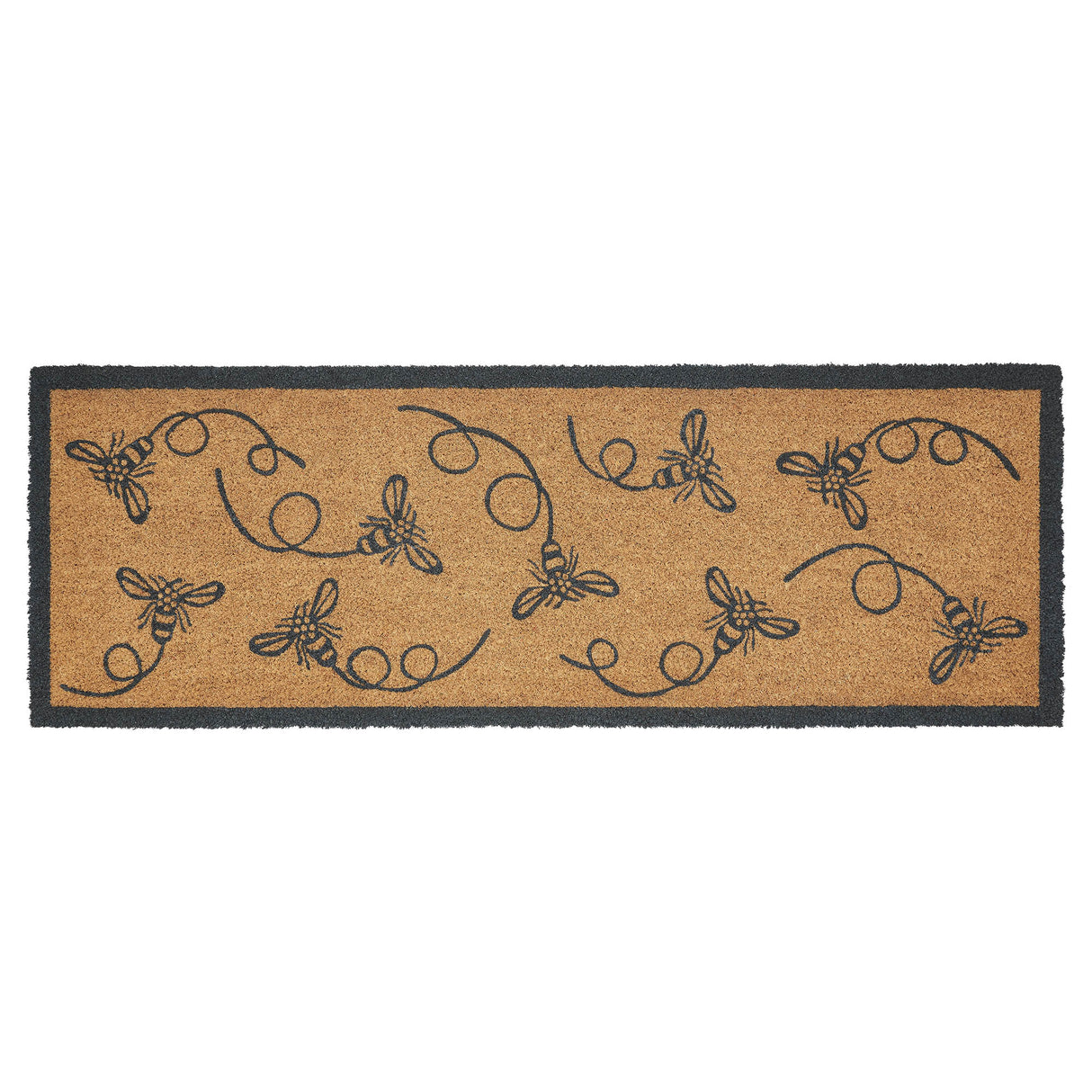 Buzzy Bees Coir Rug Rect 17x48