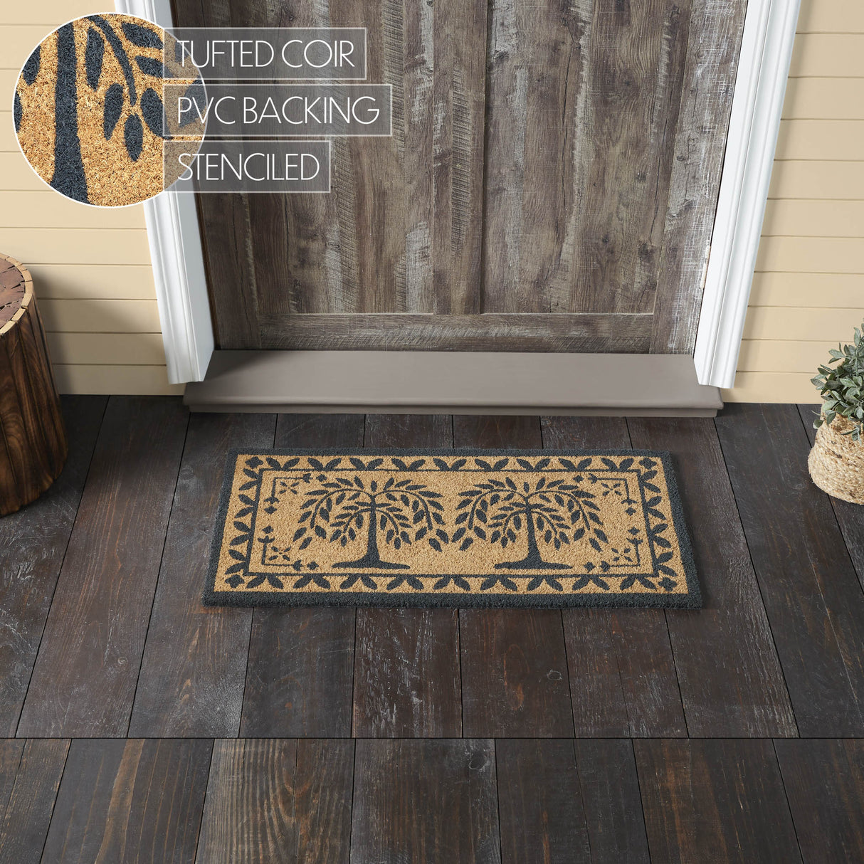 Wooden Bunny with Prim Burlap Star 13x6x1.5