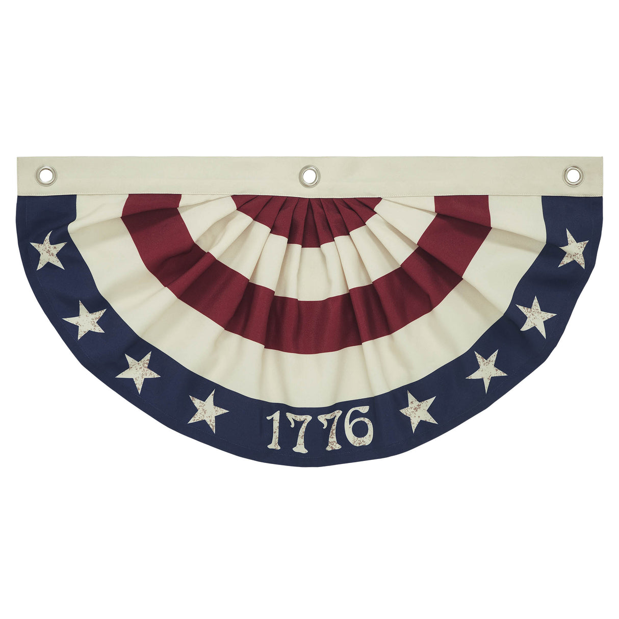 My Country 1776 USA Bunting Flag 12x24