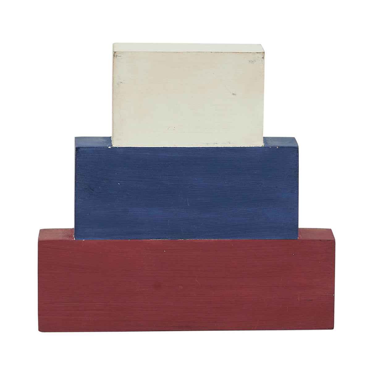 Vintage Old Glory w/ Flag MDF Block Sign 7.5x8x1.125