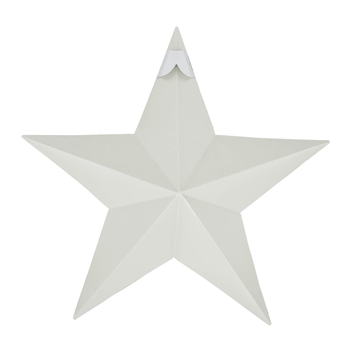 Painted Metal American Flag Theme Star