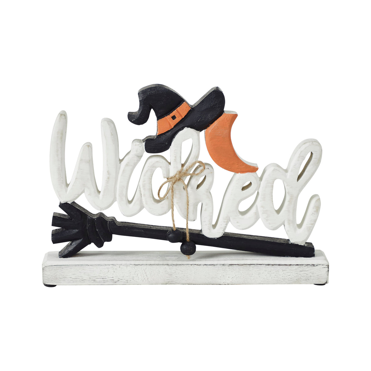 Wicked Witch Wooden Table Sign 8x11.5x2