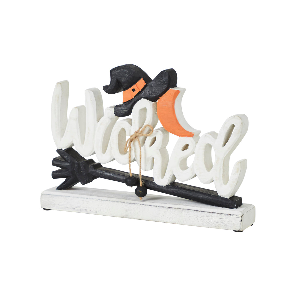 Wicked Witch Wooden Table Sign 8x11.5x2