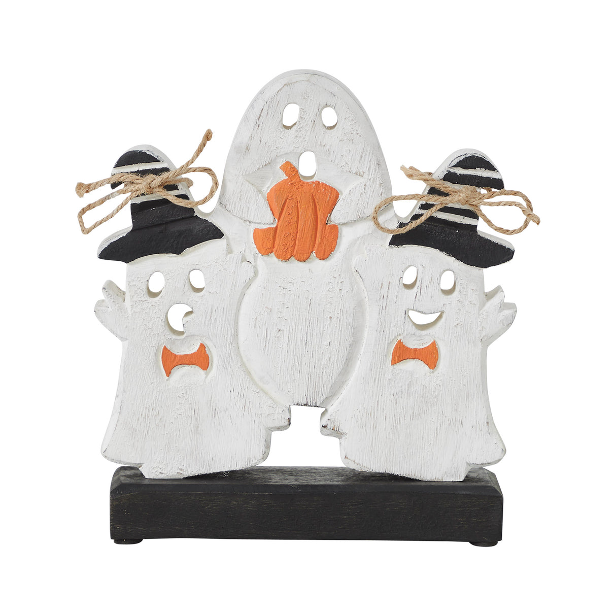 Halloween Haunting Wooden Ghouls 8.5x7.5x2
