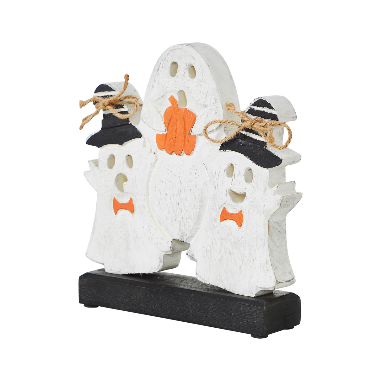 Halloween Haunting Wooden Ghouls 8.5x7.5x2
