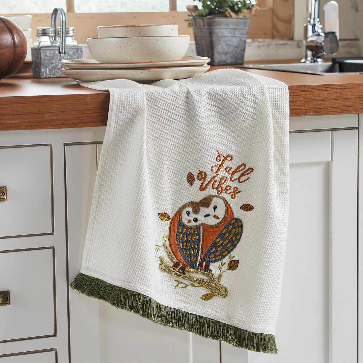 Fall Vibes Tea Towel 19x28