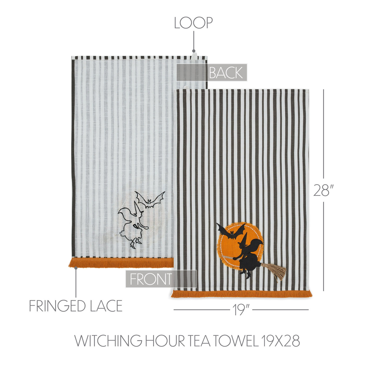 Witching Hour Tea Towel 19x28