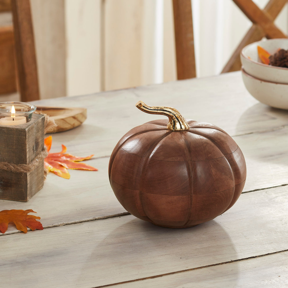Heirloom Wooden Pumpkin