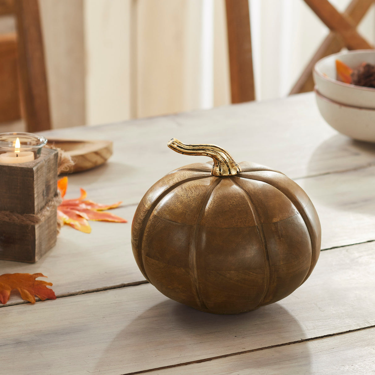 Heirloom Wooden Pumpkin