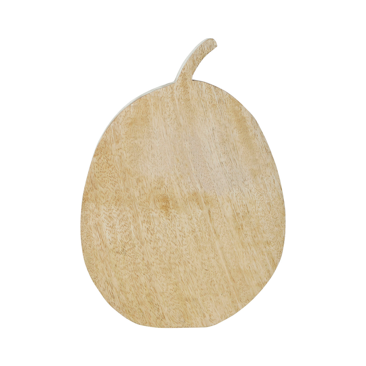 Carved Wooden Pumpkin Natural 10x7.25x1.5