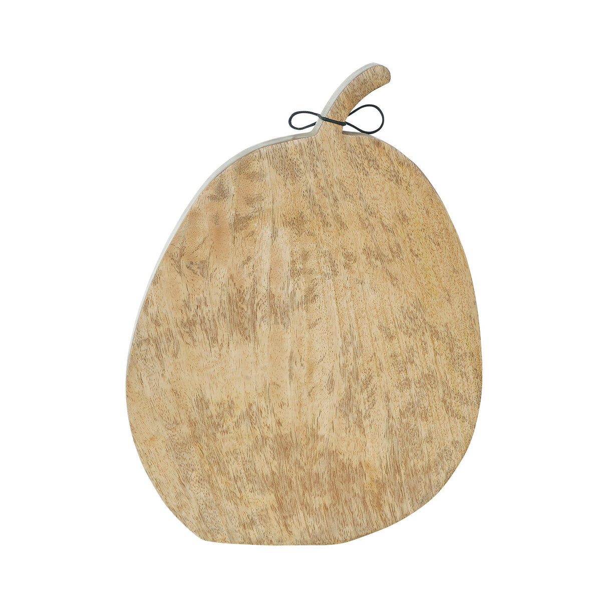 Carved Wooden Pumpkin Distressed White 12x8.75x1.5